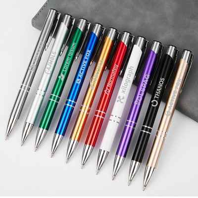 Aluminium Gloss Finish Ballpoint Pen